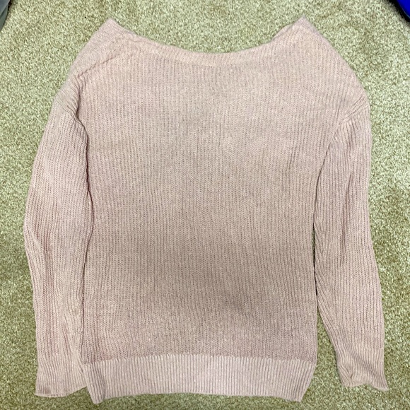 Reversible blush sweater - Picture 1 of 2